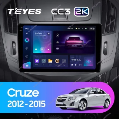 Штатная магнитола Teyes CC3 2K 4/64 Chevrolet Cruze J300 J308 (2012-2015) F1